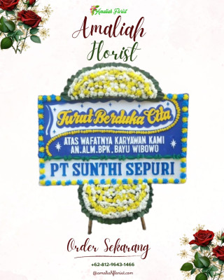 Papan Bunga Duka di Ngawu