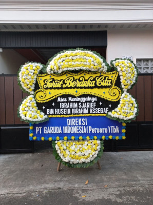 Papan Bunga Duka di Ngawu